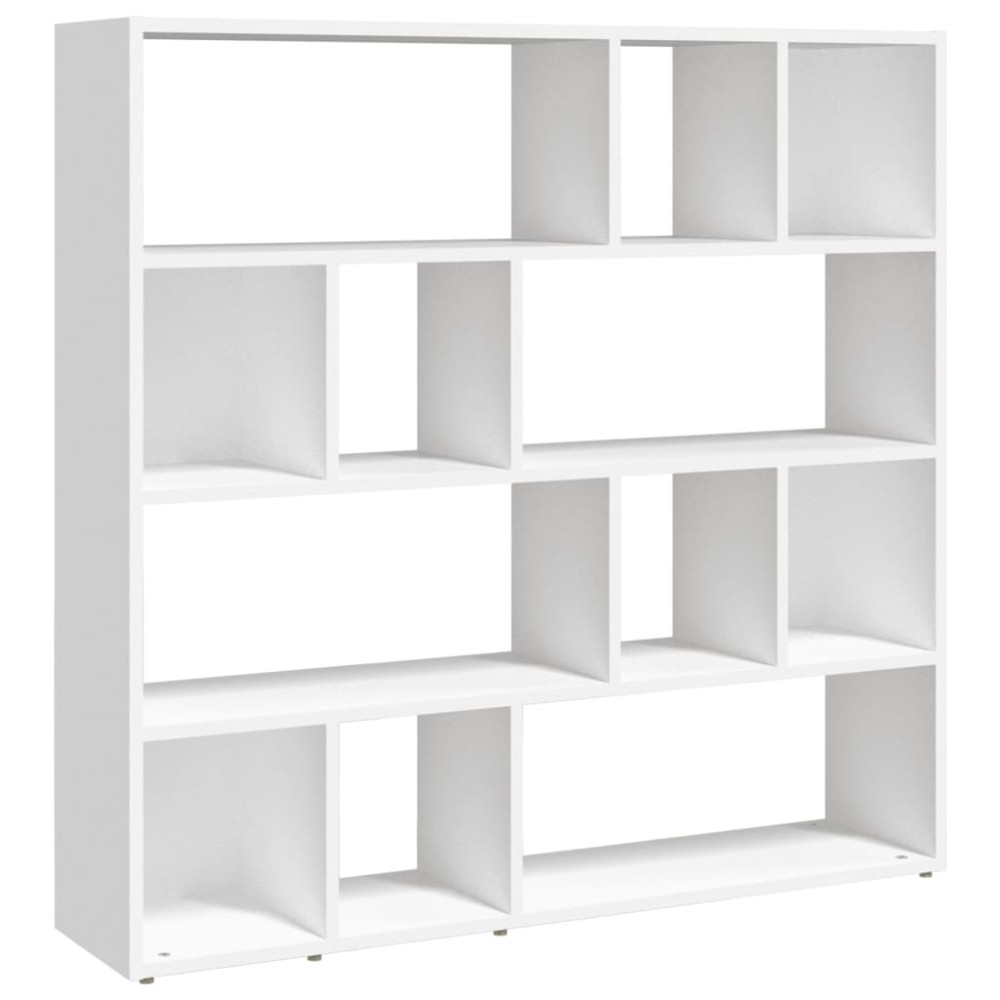 vidaXL Bibliotecă/Separator cameră, alb, 105x24x102 cm