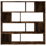 vidaXL Bibliotecă/Separator de cameră, stejar fumuriu, 105x24x102 cm vidaXL Bibliotecă/Separator de cameră, stejar fumuriu, 105x24x102 cm