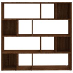 vidaXL Bibliotecă/Separator de cameră, stejar maro, 105x24x102 cm