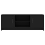 vidaXL Comodă TV, negru, 102x30x37,5 cm, lemn prelucrat