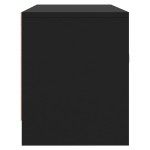 vidaXL Comodă TV, negru, 102x30x37,5 cm, lemn prelucrat