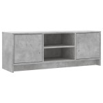 vidaXL Comodă TV, gri beton, 102x30x37,5 cm, lemn prelucrat vidaXL Comodă TV, gri beton, 102x30x37,5 cm, lemn prelucrat