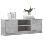 vidaXL Comodă TV, gri beton, 102x30x37,5 cm, lemn prelucrat vidaXL Comodă TV, gri beton, 102x30x37,5 cm, lemn prelucrat