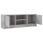 vidaXL Comodă TV, gri beton, 102x30x37,5 cm, lemn prelucrat vidaXL Comodă TV, gri beton, 102x30x37,5 cm, lemn prelucrat