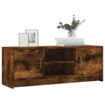 vidaXL Comodă TV, stejar afumat, 102x30x37,5 cm, lemn prelucrat vidaXL Comodă TV, stejar afumat, 102x30x37,5 cm, lemn prelucrat