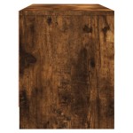 vidaXL Comodă TV, stejar afumat, 102x30x37,5 cm, lemn prelucrat vidaXL Comodă TV, stejar afumat, 102x30x37,5 cm, lemn prelucrat