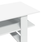 vidaXL Măsuță de cafea, alb, 102x55x42 cm, lemn prelucrat