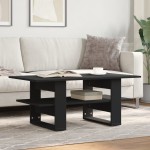 vidaXL Măsuță de cafea, negru, 102x55x42 cm, lemn prelucrat vidaXL Măsuță de cafea, negru, 102x55x42 cm, lemn prelucrat
