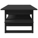 vidaXL Măsuță de cafea, negru, 102x55x42 cm, lemn prelucrat vidaXL Măsuță de cafea, negru, 102x55x42 cm, lemn prelucrat