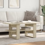 vidaXL Măsuță de cafea, stejar sonoma, 102x55x42 cm, lemn prelucrat vidaXL Măsuță de cafea, stejar sonoma, 102x55x42 cm, lemn prelucrat