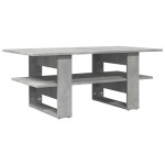 vidaXL Măsuță de cafea, gri beton, 102x55x42 cm, lemn prelucrat