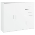 vidaXL Servantă, alb, 91x29,5x75 cm, lemn prelucrat vidaXL Servantă, alb, 91x29,5x75 cm, lemn prelucrat