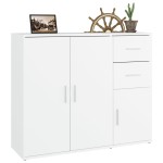 vidaXL Servantă, alb, 91x29,5x75 cm, lemn prelucrat vidaXL Servantă, alb, 91x29,5x75 cm, lemn prelucrat