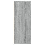 vidaXL Servantă, sonoma gri, 91x29,5x75 cm, lemn prelucrat