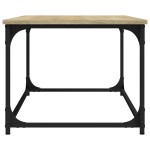 vidaXL Măsuță cafea, stejar sonoma 102x50x40 cm lemn prelucrat și fier vidaXL Măsuță cafea, stejar sonoma 102x50x40 cm lemn prelucrat și fier