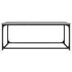 vidaXL Măsuță cafea, gri sonoma, 102x50x40 cm lemn prelucrat și fier vidaXL Măsuță cafea, gri sonoma, 102x50x40 cm lemn prelucrat și fier