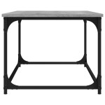 vidaXL Măsuță cafea, gri sonoma, 102x50x40 cm lemn prelucrat și fier vidaXL Măsuță cafea, gri sonoma, 102x50x40 cm lemn prelucrat și fier