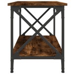 vidaXL Masă laterală, stejar fumuriu, 55x38x45 cm, lemn prelucrat vidaXL Masă laterală, stejar fumuriu, 55x38x45 cm, lemn prelucrat