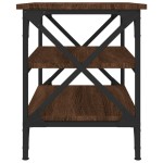 vidaXL Măsuță laterală, stejar maro, 55x38x45 cm, lemn compozit