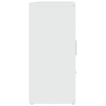 vidaXL Dulap, alb, 91x29,5x65 cm, lemn prelucrat vidaXL Dulap, alb, 91x29,5x65 cm, lemn prelucrat