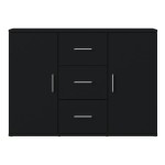 vidaXL Servantă, negru, 91x29,5x65 cm, lemn prelucrat vidaXL Servantă, negru, 91x29,5x65 cm, lemn prelucrat