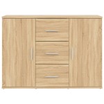 vidaXL Dulap, stejar sonoma, 91x29,5x65 cm, lemn compozit