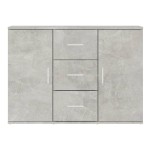 vidaXL Servantă, gri beton, 91x29,5x65 cm, lemn prelucrat vidaXL Servantă, gri beton, 91x29,5x65 cm, lemn prelucrat