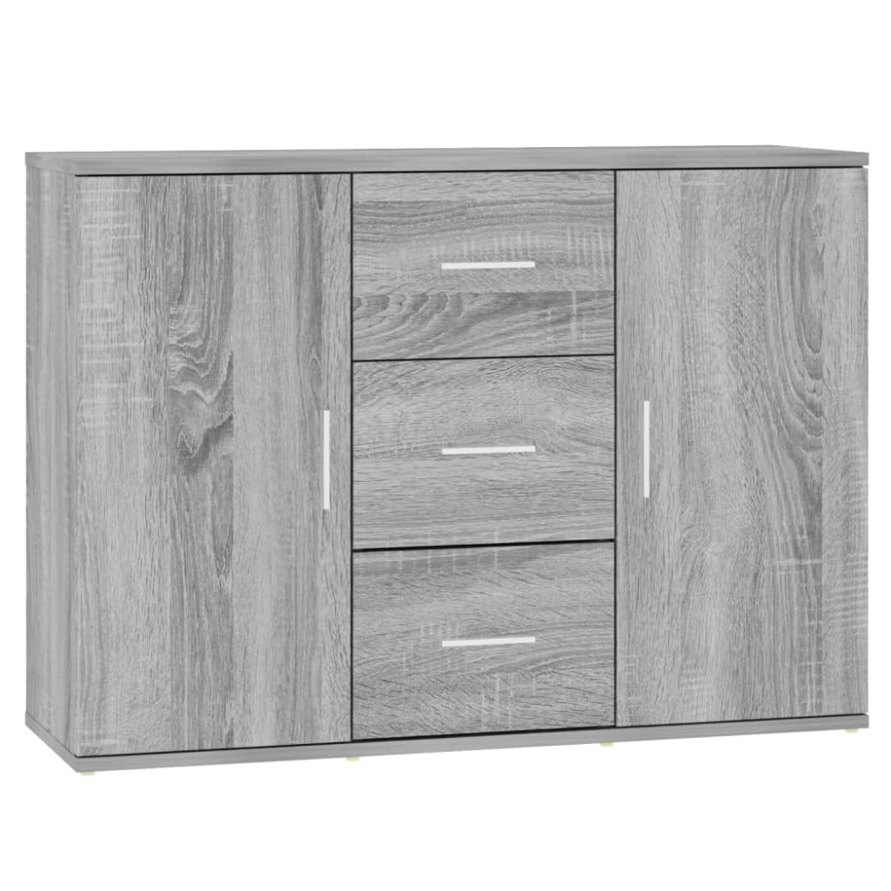 vidaXL Dulap, gri sonoma, 91x29,5x65 cm, lemn compozit