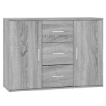 vidaXL Dulap, gri sonoma, 91x29,5x65 cm, lemn compozit vidaXL Dulap, gri sonoma, 91x29,5x65 cm, lemn compozit