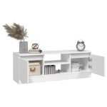 vidaXL Comodă TV cu ușă, alb, 102x30x36 cm vidaXL Comodă TV cu ușă, alb, 102x30x36 cm