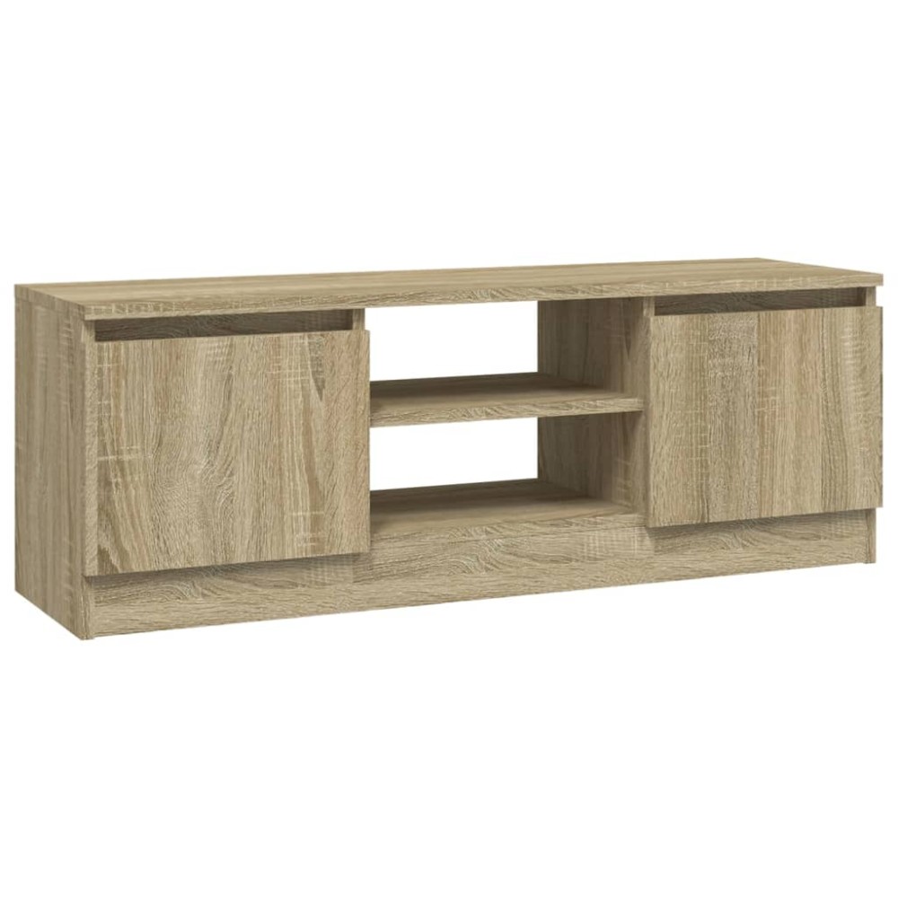 vidaXL Comodă TV cu ușă, stejar sonoma, 102x30x36 cm