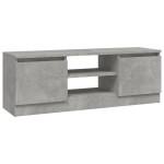 vidaXL Comodă TV cu ușă, gri beton, 102x30x36 cm vidaXL Comodă TV cu ușă, gri beton, 102x30x36 cm