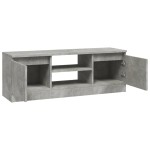 vidaXL Comodă TV cu ușă, gri beton, 102x30x36 cm vidaXL Comodă TV cu ușă, gri beton, 102x30x36 cm