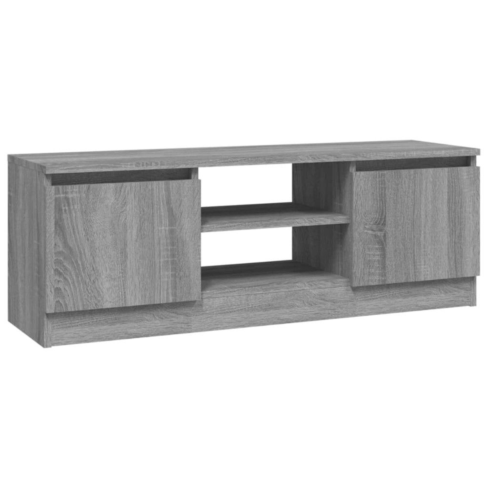 vidaXL Comodă TV cu ușă, gri sonoma, 102x30x36 cm