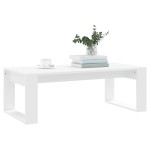 vidaXL Măsuță de cafea, alb, 102x50x35 cm, lemn compozit