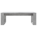 vidaXL Măsuță de cafea, gri beton, 102x50x35 cm, lemn prelucrat vidaXL Măsuță de cafea, gri beton, 102x50x35 cm, lemn prelucrat