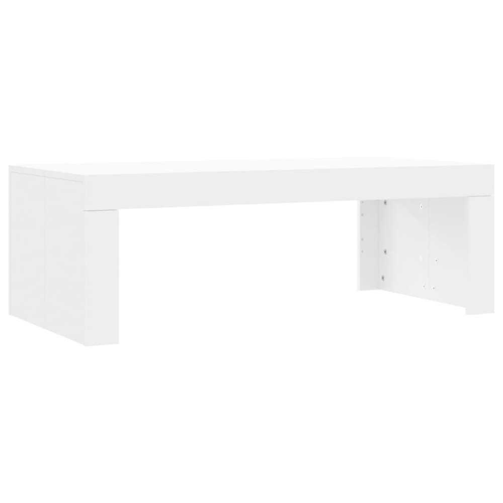 vidaXL Măsuță de cafea, alb, 102x50x36 cm, lemn prelucrat