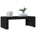 vidaXL Măsuță de cafea, negru, 102x50x36 cm, lemn prelucrat vidaXL Măsuță de cafea, negru, 102x50x36 cm, lemn prelucrat