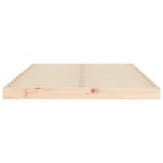 vidaXL Cadru de pat 120x190 cm, mic, dublu, lemn masiv de pin
