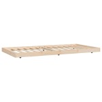 vidaXL Cadru de pat fără saltea, 80x200 cm, lemn masiv de pin