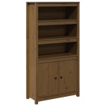 vidaXL Dulap înalt, maro miere, 80x35x154 cm, lemn masiv de pin