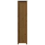 vidaXL Dulap înalt, maro miere, 80x35x154 cm, lemn masiv de pin