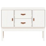 vidaXL Servantă, alb, 110x40x78 cm, lemn masiv de pin vidaXL Servantă, alb, 110x40x78 cm, lemn masiv de pin