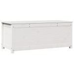 vidaXL Cutie de depozitare, alb, 110x50x45,5 cm, lemn masiv de pin vidaXL Cutie de depozitare, alb, 110x50x45,5 cm, lemn masiv de pin