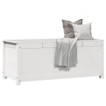 vidaXL Cutie de depozitare, alb, 110x50x45,5 cm, lemn masiv de pin vidaXL Cutie de depozitare, alb, 110x50x45,5 cm, lemn masiv de pin