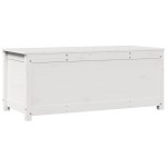 vidaXL Cutie de depozitare, alb, 110x50x45,5 cm, lemn masiv de pin vidaXL Cutie de depozitare, alb, 110x50x45,5 cm, lemn masiv de pin