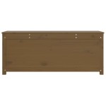 vidaXL Cutie de depozitare, maro miere, 110x50x45,5 cm, lemn masiv pin vidaXL Cutie de depozitare, maro miere, 110x50x45,5 cm, lemn masiv pin