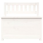 vidaXL Bancă, alb, 80x41x77 cm, lemn masiv de pin vidaXL Bancă, alb, 80x41x77 cm, lemn masiv de pin