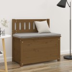 vidaXL Bancă, maro miere, 80x41x77 cm, lemn masiv de pin vidaXL Bancă, maro miere, 80x41x77 cm, lemn masiv de pin
