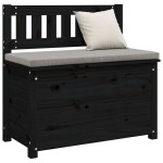 vidaXL Bancă, negru, 80x41x77 cm, lemn masiv de pin vidaXL Bancă, negru, 80x41x77 cm, lemn masiv de pin